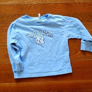 Carolina Kids Long Sleeve Tee Sz 5T